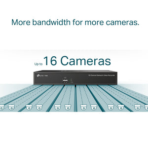 TP-LINK network video recorder Black (VIGI NVR1016H) - Cartouches Certifiees