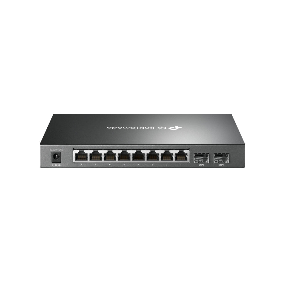 TP-LINK Omada SG2210P network switch Managed L2/L2+ Gigabit Ethernet (10/100/1000) Power over Ethernet (PoE) Black (TL-SG2210P) - Cartouches Certifiees