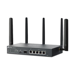 TP-LINK Omada wireless router Gigabit Ethernet Dual-band (2.4 GHz / 5 GHz) Black (ER706W-4G) - Cartouches Certifiees