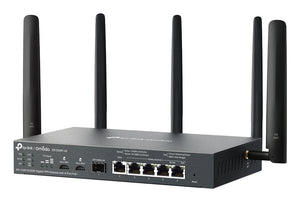 TP-LINK Omada wireless router Gigabit Ethernet Dual-band (2.4 GHz / 5 GHz) Black (ER706WP-4G) - Cartouches Certifiees