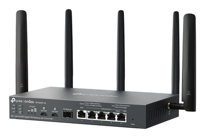 TP-LINK Omada wireless router Gigabit Ethernet Dual-band (2.4 GHz / 5 GHz) Black (ER706WP-4G) - Cartouches Certifiees