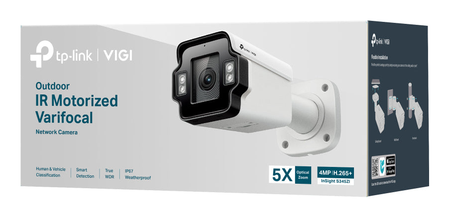 TP-LINK - PHYSICAL SECURITY TP-Link VIGI Bullet IP security camera Outdoor 2688 x 1520 pixels Wall (INSIGHT S345ZI) - Cartouches Certifiees