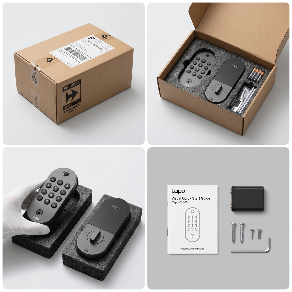TP-LINK Smart Wi-Fi Door Lock (TAPO DL105) - Cartouches Certifiees