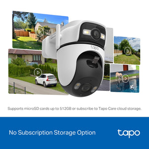 TP-LINK Tapo C545D Spherical IP security camera Outdoor 2304 x 1296 pixels Ceiling/Wall/Pole (TAPO-C545D) - Cartouches Certifiees