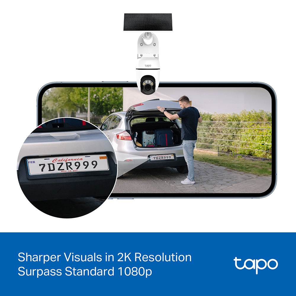 TP-LINK Tapo C610 KIT Turret IP security camera Outdoor 2304 x 1296 pixels Ceiling/Wall/Pole (TAPO-C610-KIT) - Cartouches Certifiees