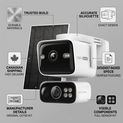 TP-LINK (TAPO C675D KIT) - Cartouches Certifiees
