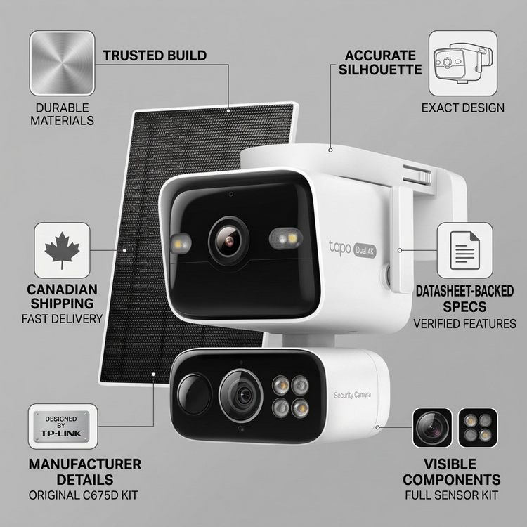 TP-LINK (TAPO C675D KIT) - Cartouches Certifiees