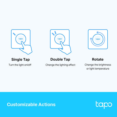 TP-LINK Tapo S200D External Smart dimmer White (TAPO-S200D) - Cartouches Certifiees