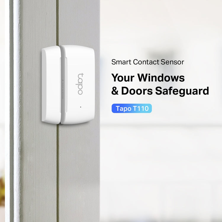 TP-LINK Tapo T110 door/window sensor Wireless Door/Window White (TAPO-T110) - Cartouches Certifiees