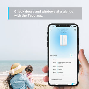 TP-LINK Tapo T110 door/window sensor Wireless Door/Window White (TAPO-T110) - Cartouches Certifiees