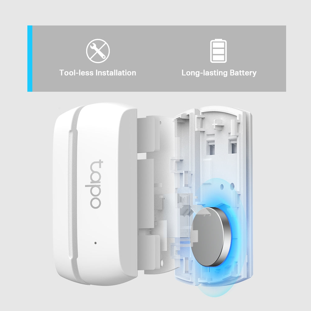 TP-LINK Tapo T110 door/window sensor Wireless Door/Window White (TAPO-T110) - Cartouches Certifiees