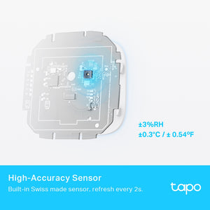 TP-LINK Tapo T315 Indoor Temperature & humidity sensor Freestanding Wireless (TAPO-T315) - Cartouches Certifiees