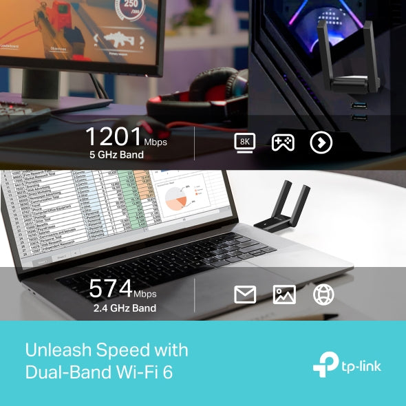 TP-LINK TX30U Plus WLAN (ARCHER-TX30U-PLUS) - Cartouches Certifiees