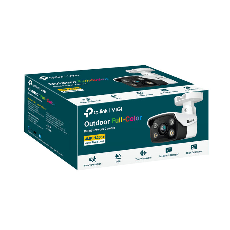 TP-LINK VIGI C340 Bullet IP security camera Outdoor 2560 x 1440 pixels Ceiling/Wall/Pole (VIGI C340(4MM)) - Cartouches Certifiees