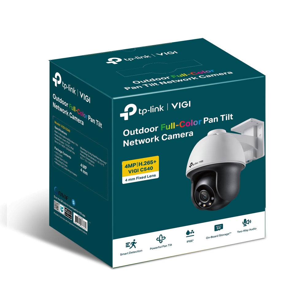 TP-LINK VIGI C540 Turret IP security camera Indoor & outdoor 2560 x 1440 pixels Ceiling/wall (VIGI C540(4MM)) - Cartouches Certifiees