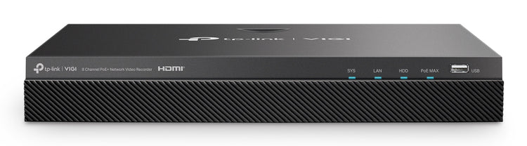 TP-LINK VIGI NVR2008H-8MP-2TB network video recorder Black (VIGINVR2008H-8MP-2TB) - Cartouches Certifiees