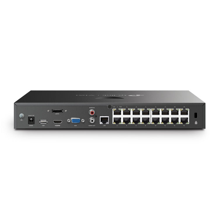 TP-LINK VIGI NVR2016H-16P network video recorder Black (VIGI-NVR2016H-16P) - Cartouches Certifiees