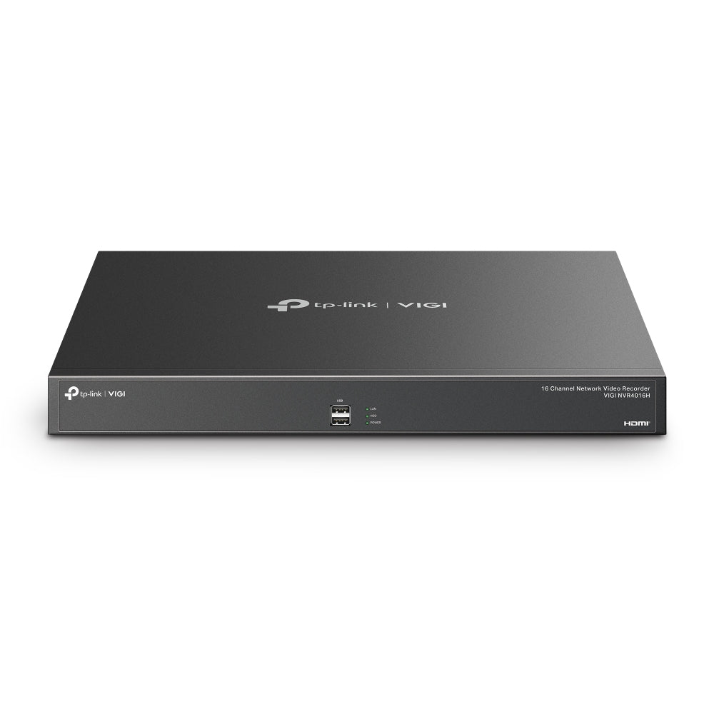 TP-LINK VIGI NVR4016H network video recorder Black (VIGI-NVR4016H) - Cartouches Certifiees