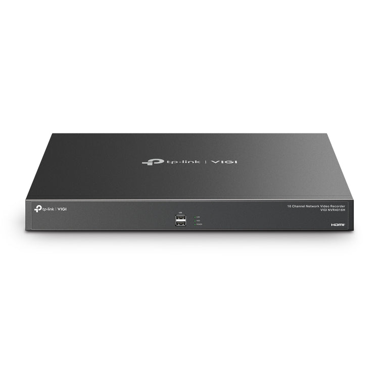 TP-LINK VIGI NVR4016H network video recorder Black (VIGI-NVR4016H) - Cartouches Certifiees