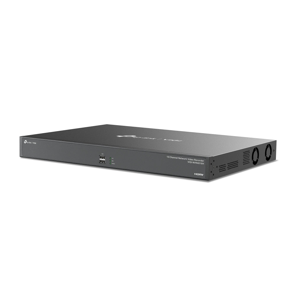 TP-LINK VIGI NVR4016H network video recorder Black (VIGI-NVR4016H) - Cartouches Certifiees