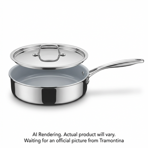TRAMONTINA 2.9Qt Cov Deep Saute-Ss Tpc-Unc-Nat-Bos (98051/003DS) - Cartouches Certifiees