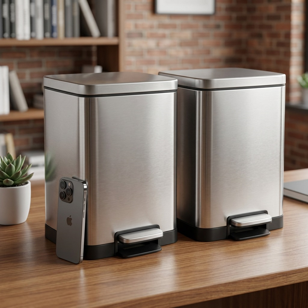 TRAMONTINA 2 Pk-2 Gal. Step Can-Ss-Rect Shape (81200/035DS) - Cartouches Certifiees
