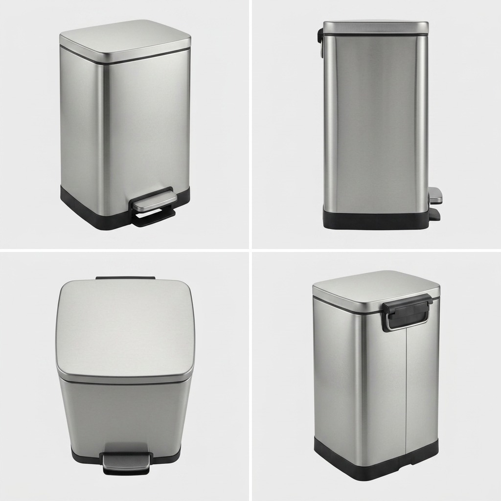 TRAMONTINA 2 Pk-2 Gal. Step Can-Ss-Rect Shape (81200/035DS) - Cartouches Certifiees