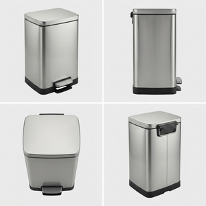 TRAMONTINA 2 Pk-2 Gal. Step Can-Ss-Rect Shape (81200/035DS) - Cartouches Certifiees