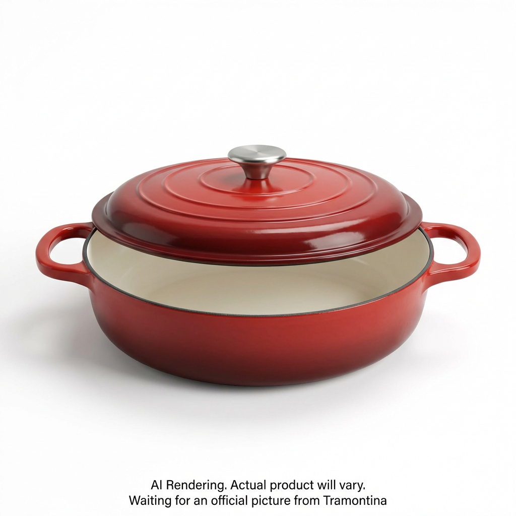TRAMONTINA 4Qt Cov Braiser-Ci-Pe-Red (80131/050DS) - Cartouches Certifiees
