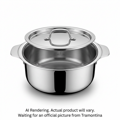 TRAMONTINA Tope/Patila With Lid - 1.75 Quart (98050/014DS) - Cartouches Certifiees