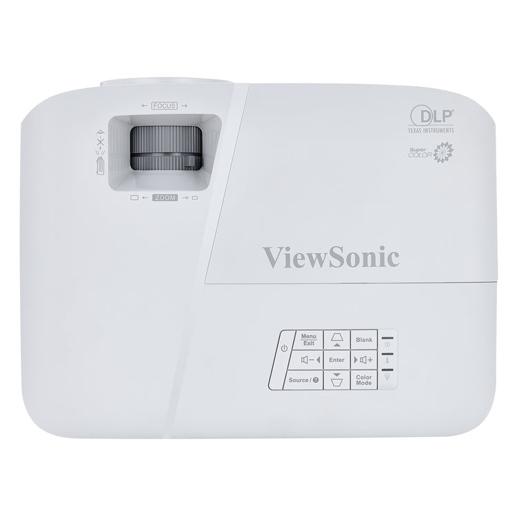 VIEWSONIC data projector Standard throw projector 3600 ANSI lumens DLP SVGA (800x600) Grey, White (PA503S) - Cartouches Certifiees