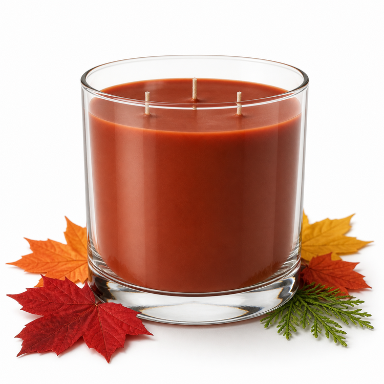 YANKEE CANDLE Autumn Leaves 3-Wick Candle, 14.5 oz (2653136C) - Cartouches Certifiees