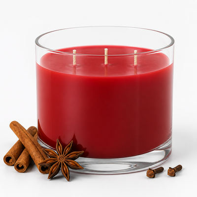 YANKEE CANDLE Sparkling Cinnamon 3-Wick Candle, 14.5 oz (2653131C) - Cartouches Certifiees