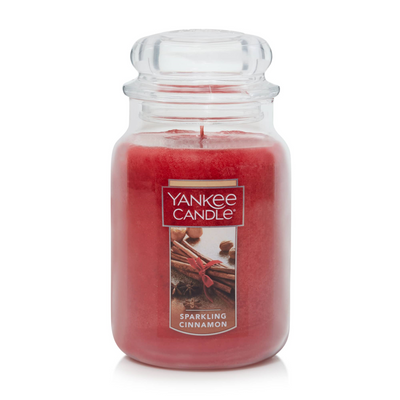 YANKEE CANDLE Sparkling Cinnamon Original Large Jar Candle (1100952) - Cartouches Certifiees