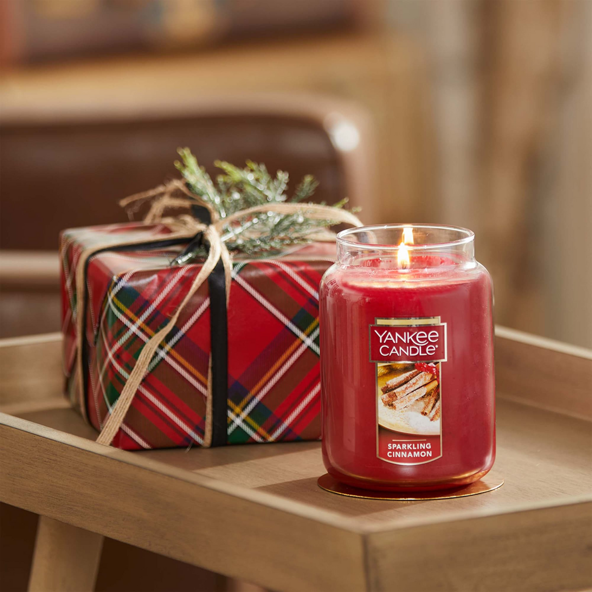 YANKEE CANDLE Sparkling Cinnamon Original Large Jar Candle (1100952) - Cartouches Certifiees