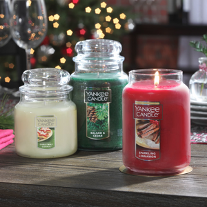 YANKEE CANDLE Sparkling Cinnamon Original Large Jar Candle (1100952) - Cartouches Certifiees