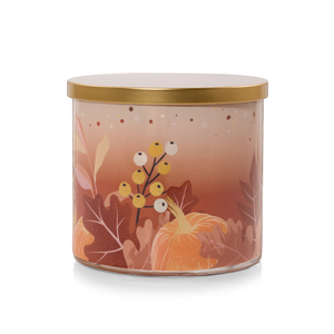 YANKEE CANDLE Spiced Pumpkin 3-Wick Candle, 14.5 oz (2653132C) - Cartouches Certifiees