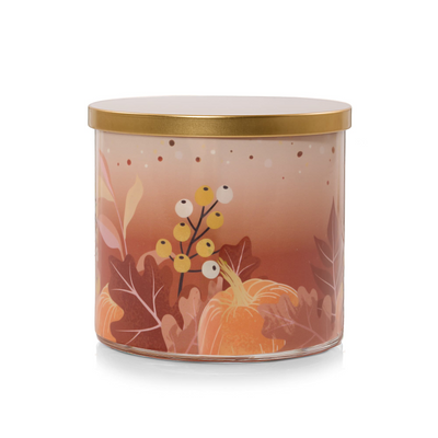 YANKEE CANDLE Spiced Pumpkin 3-Wick Candle, 14.5 oz (2653132C) - Cartouches Certifiees