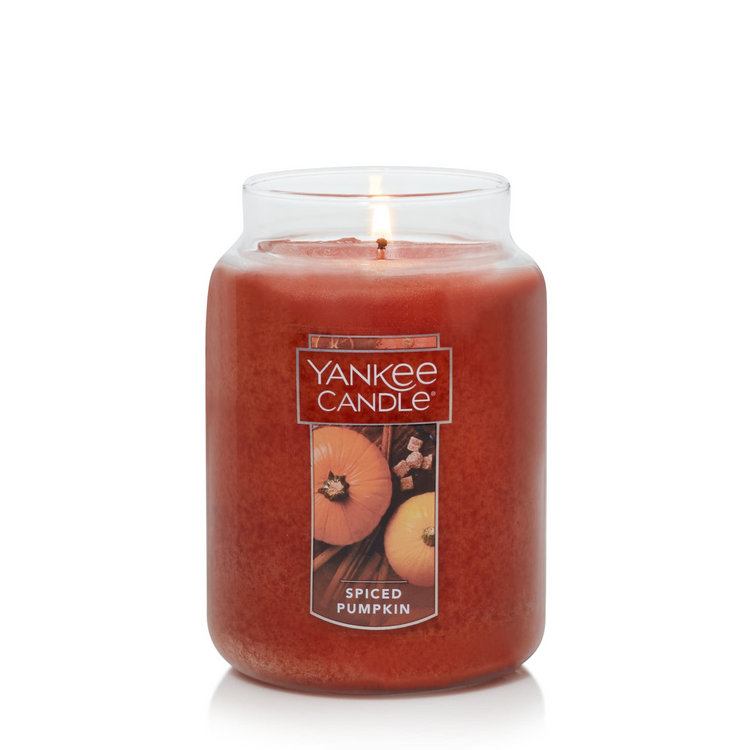 YANKEE CANDLE Spiced Pumpkin Original Large Jar Candle (11522) - Cartouches Certifiees