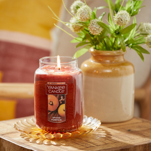 YANKEE CANDLE Spiced Pumpkin Original Large Jar Candle (11522) - Cartouches Certifiees