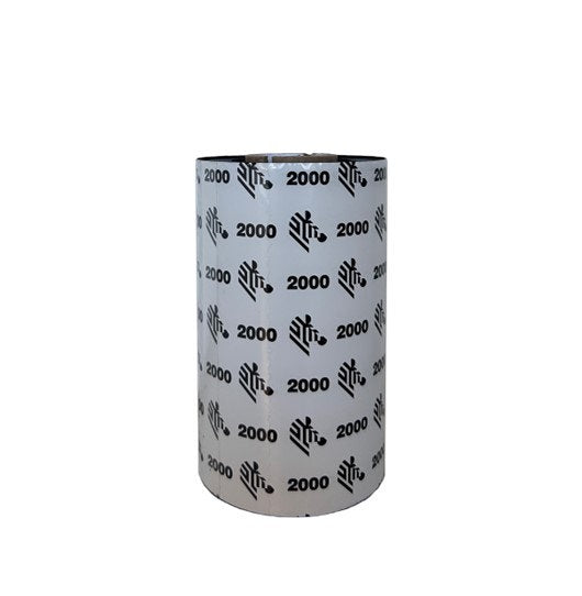 ZEBRA 2000 Wax thermal ribbon 74 m Black (02000CT11007) - Cartouches Certifiees