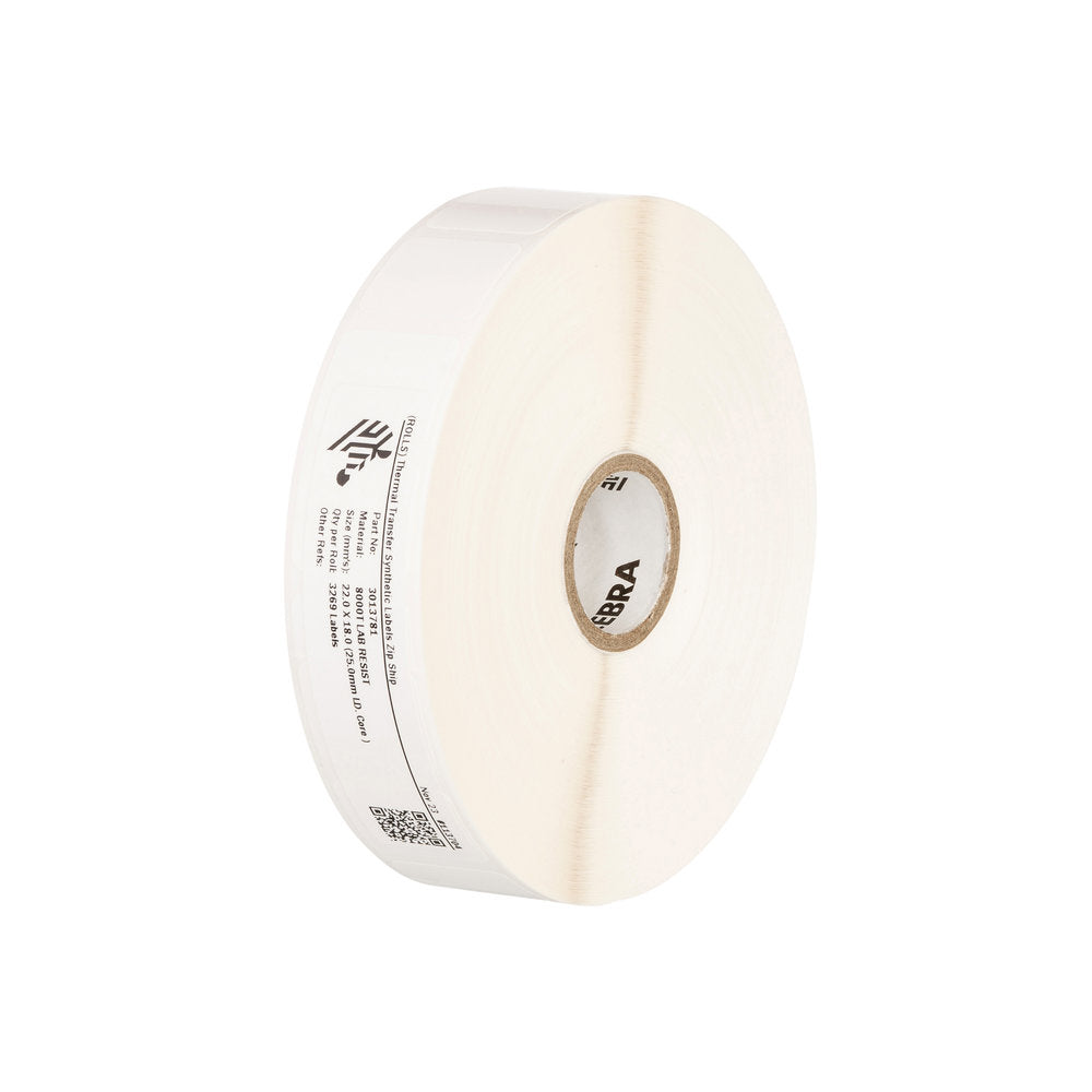 ZEBRA 8000D Lab Label White (10017573) - Cartouches Certifiees