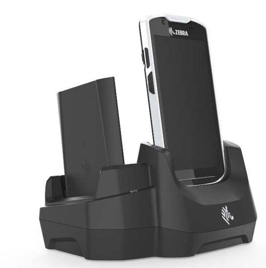ZEBRA charging station organizer Freestanding Plastic Black (CRD-TC5X-2SETH-02) - Cartouches Certifiees