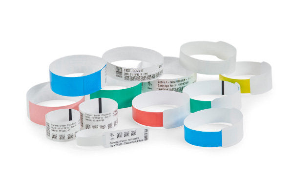 ZEBRA Z-Band UltraSoft Wristband White (10018855) - Cartouches Certifiees