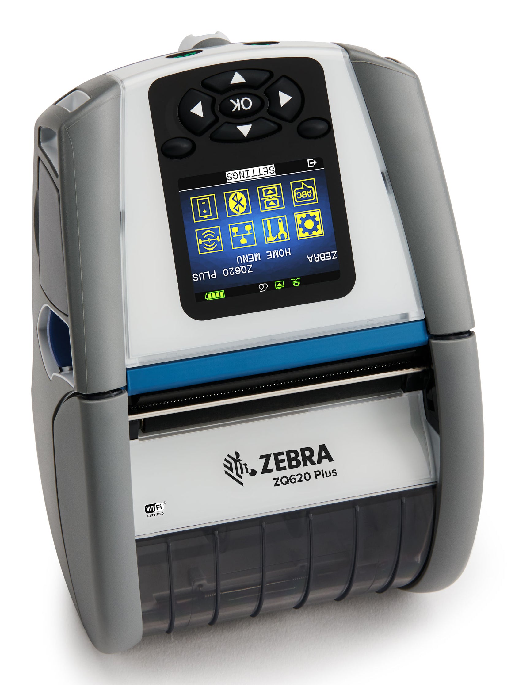 ZEBRA ZQ600 Plus-HC label printer Direct thermal 203 x 203 DPI 115 mm/sec Wired & Wireless Wi-Fi Bluetooth (ZQ62-HUWA004-00) - Cartouches Certifiees
