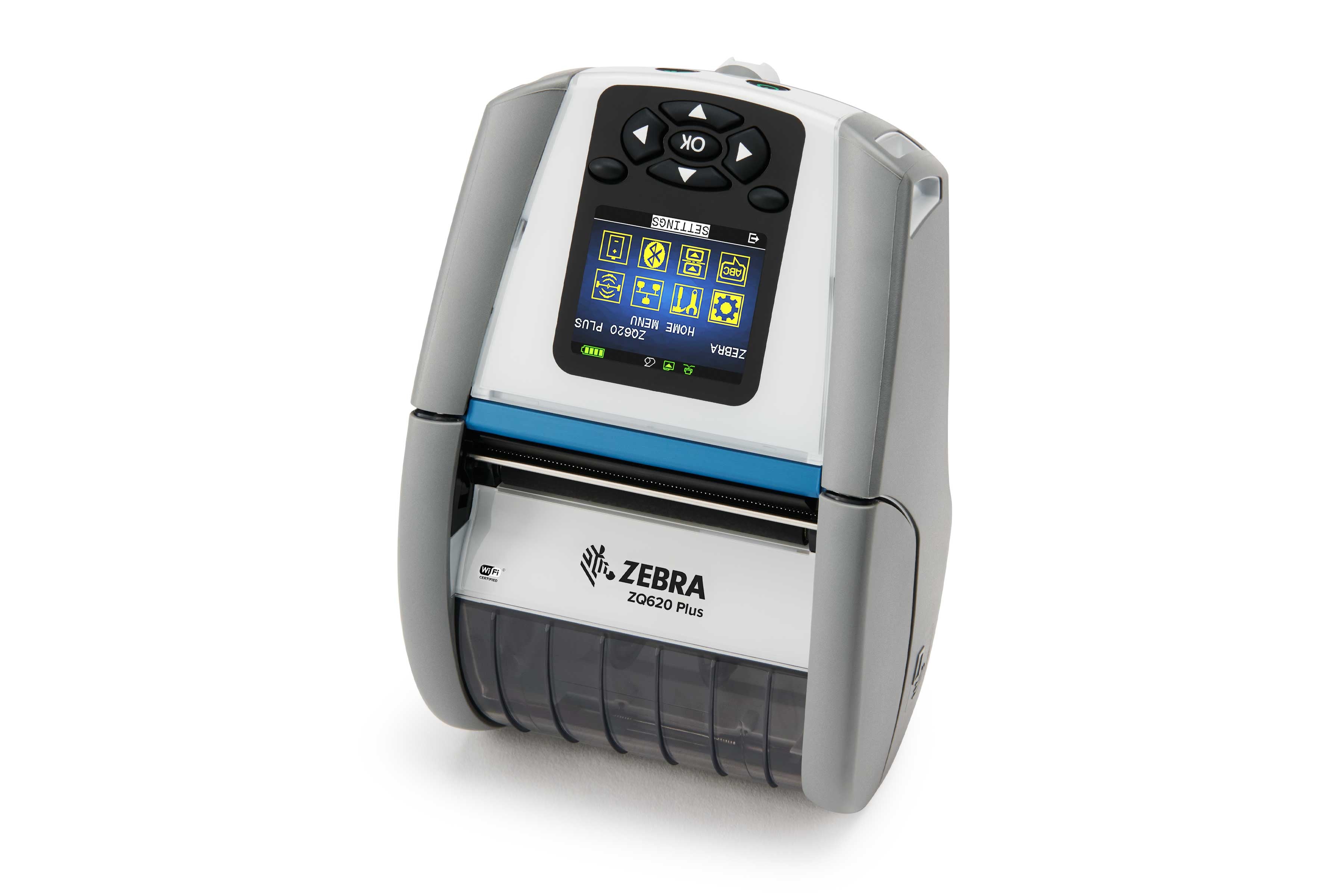 ZEBRA ZQ600 Plus-HC label printer Direct thermal 203 x 203 DPI 115 mm/sec Wired & Wireless Wi-Fi Bluetooth (ZQ62-HUWA004-00) - Cartouches Certifiees