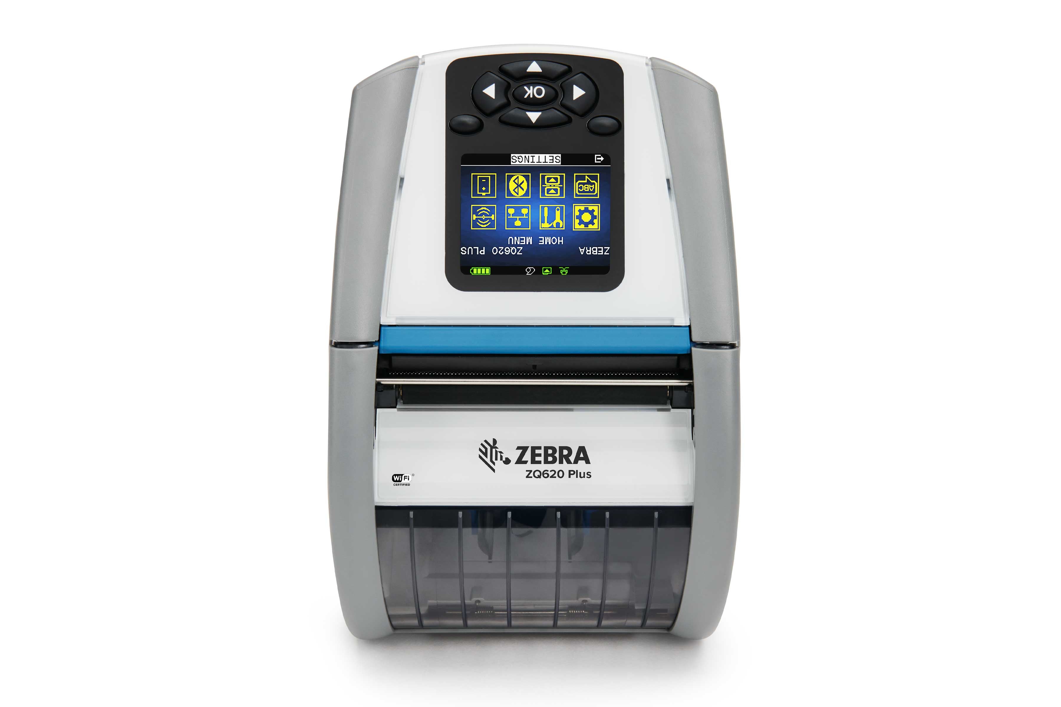 ZEBRA ZQ600 Plus-HC label printer Direct thermal 203 x 203 DPI 115 mm/sec Wired & Wireless Wi-Fi Bluetooth (ZQ62-HUWA004-00) - Cartouches Certifiees