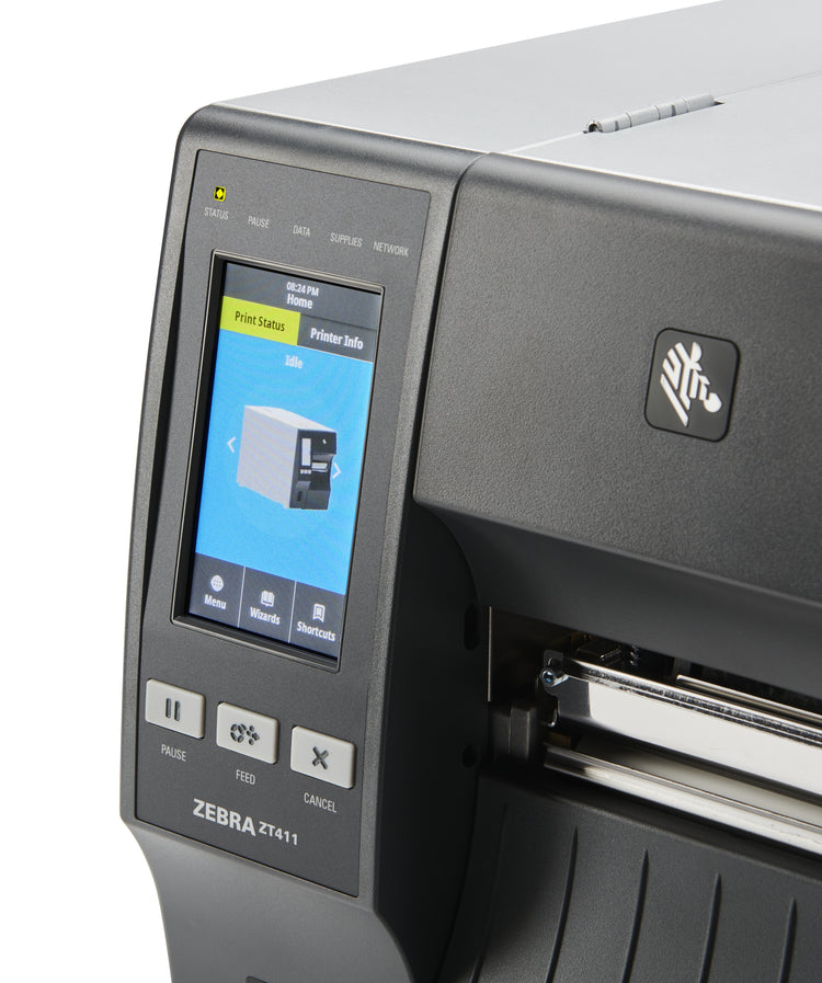 ZEBRA ZT411 203 x 203 DPI Wired & Wireless Direct thermal / Thermal transfer POS printer (ZT41142-T010000Z) - Cartouches Certifiees