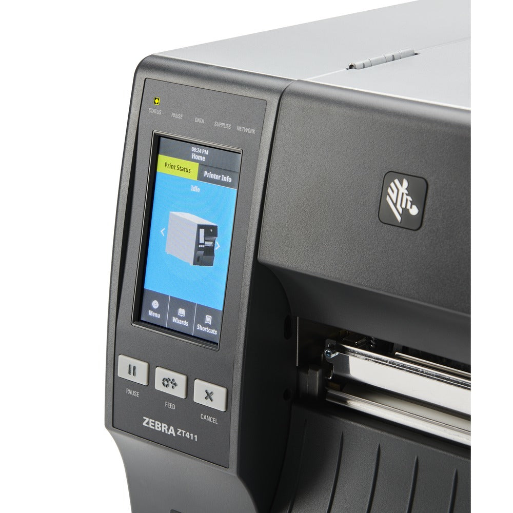 ZEBRA ZT411 300 x 300 DPI Wired & Wireless Thermal POS printer (ZT41143-T010000Z) - Cartouches Certifiees