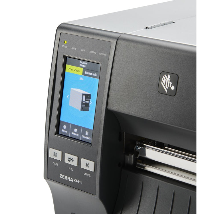 ZEBRA ZT411 300 x 300 DPI Wired & Wireless Thermal POS printer (ZT41143-T010000Z) - Cartouches Certifiees